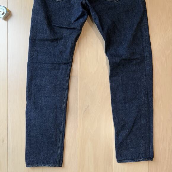 Syoaiya Selvedge Jeans 36 Blue Dark Wash Denim Straight Leg Made in Japan - Picture 9 of 10